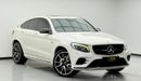 مرسيدس بنز GLC 43 AMG 4MATIC 3.0L (367 HP) 2017 Mercedes Benz GLC43 AMG 4MATIC+ Coupe, 2026 AAA Warranty, Excellent Condit