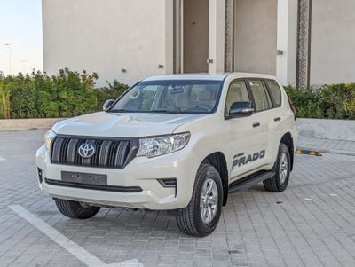 تويوتا برادو Toyota Prado 2023 LHD white colour Gcc specs