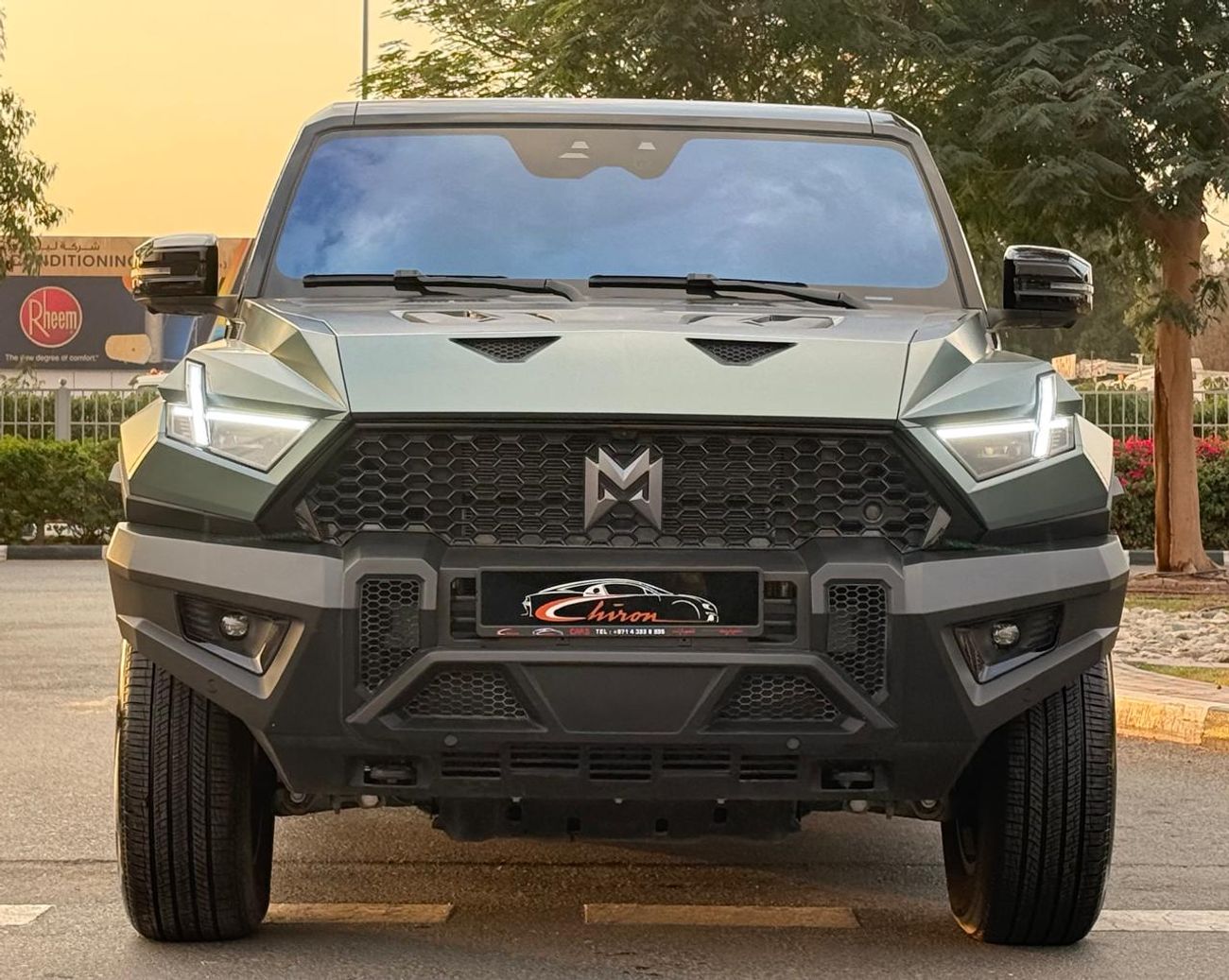 دونج فينج إم هيرو 917 DONGFENG M-HERO 01 2025 GCC 800 HP 1.5L HYBRID ( PLUG-IN ) MATT GREEN SUSPENSION LIFTER WARRANTY 5Y