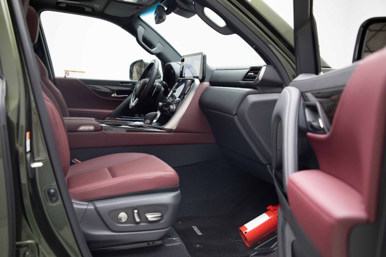 Lexus LX 700h 3.5L - Sonic Quartz Inside Crimson | Export Only