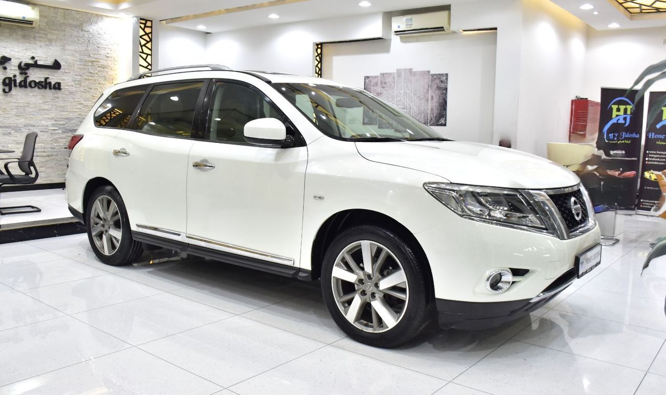 Nissan Pathfinder EXCELLENT DEAL for our Nissan Pathfinder SV 4WD ( 2015 Model ) in White Color GCC Specs