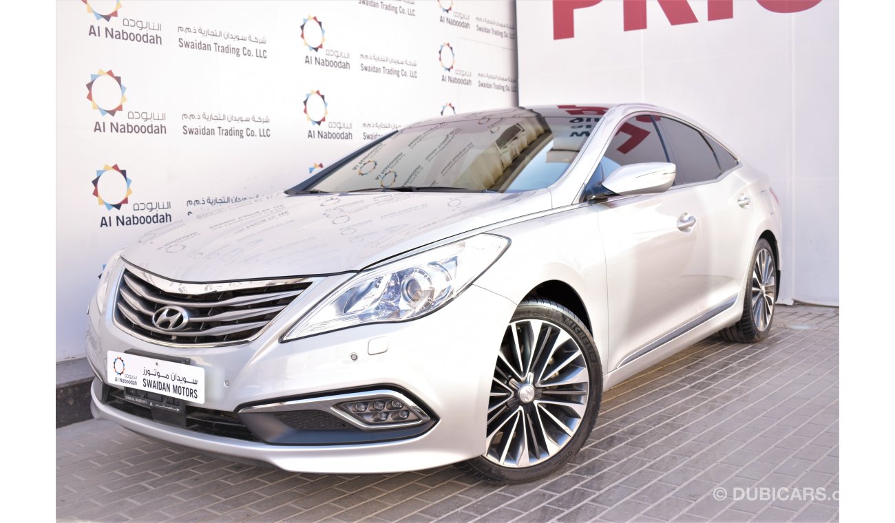 Hyundai Azera AED 1173 PM | 0% DP | 2.4L FULL OPTION GCC WARRANTY