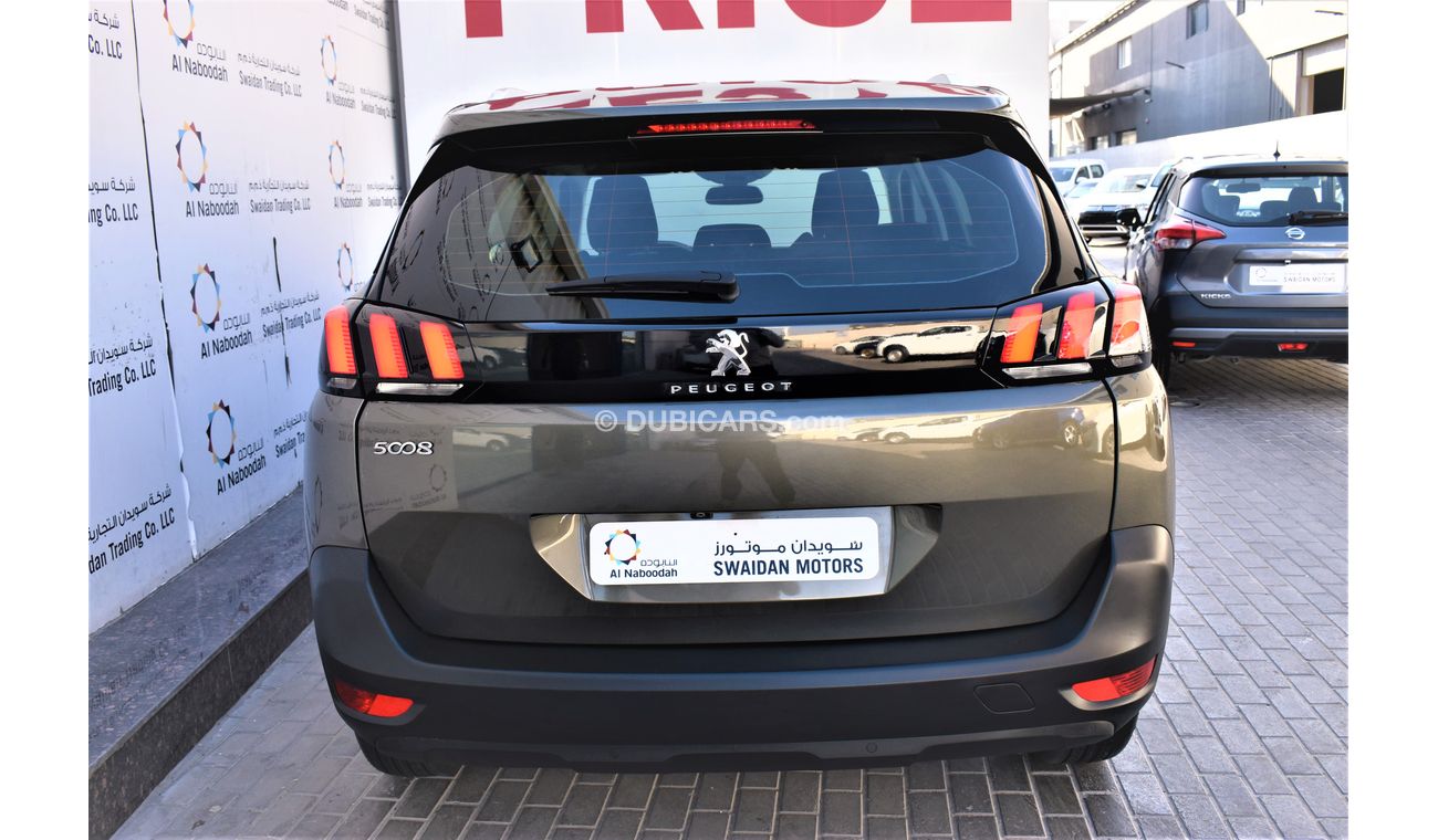 Peugeot 5008 AED 1762 PM | 1.6L ACTIVE GCC AGENCY WARRANTY
