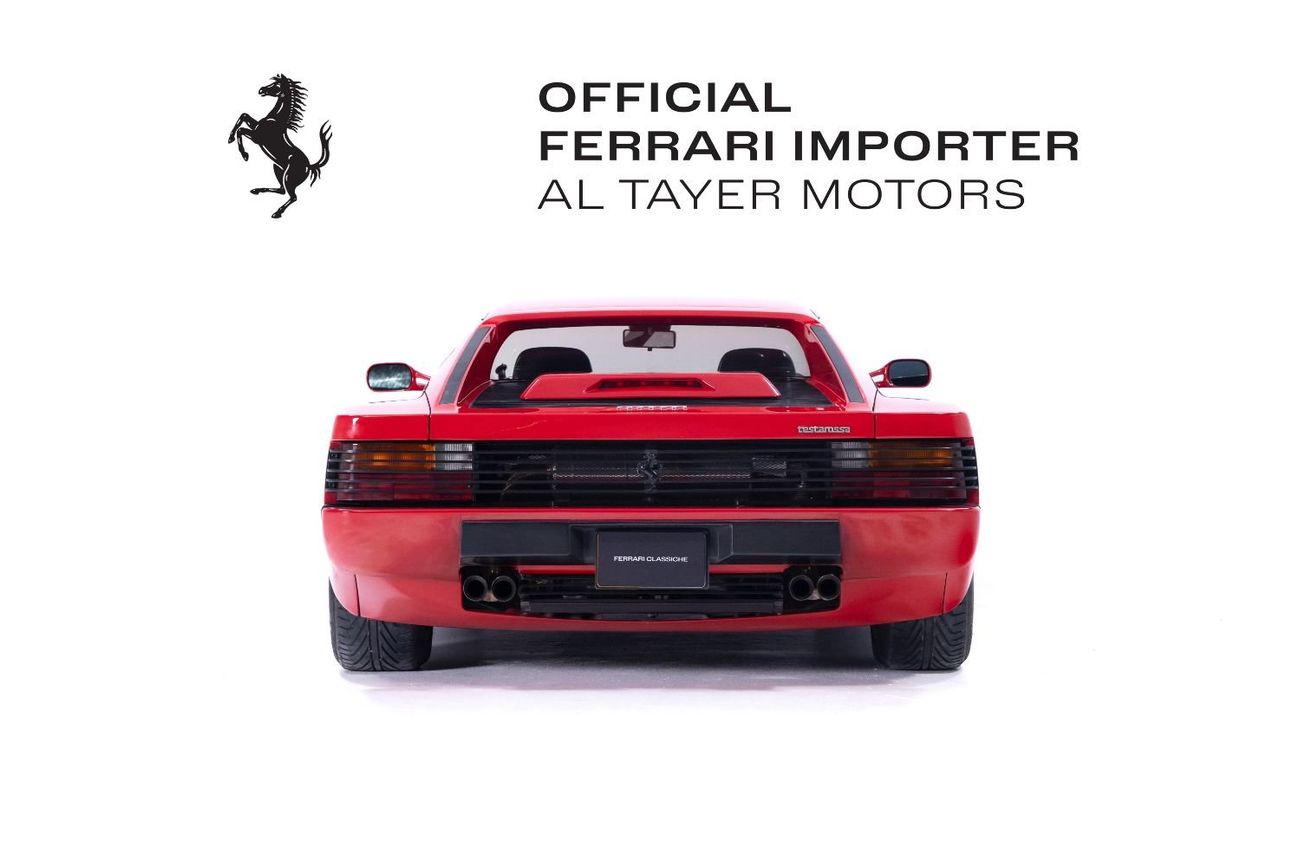 Ferrari Testarossa Drive the Legend: Classiche MY in Rosso Corsa
