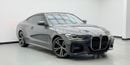 BMW 420i M SPORT 2021 BMW 420i M-Sport Coupe, Warranty, Full BMW Service History, Excellent Condition, GCC