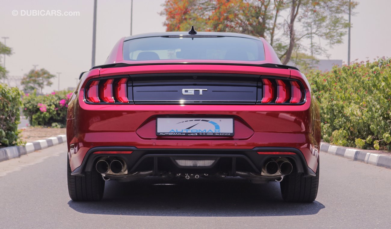 فورد موستانج 2020 GT بلاك إيديشن, 5.0, V8 , خليجي,عداد رقمي,3 سنوات أو 100K كم ضمان+K60كم صيانة