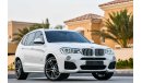 BMW X3 XDrive-28i M Kit - 3 Y Warranty!  - GCC - AED 2,134 per month - 0% Downpayment