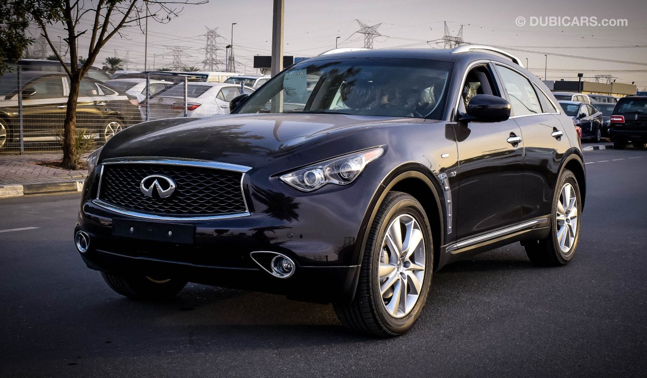 إنفينيتي QX70 Excellence 3.7L - V6 - with Warranty from Agency - GCC Specs - Zero KM- Price for export