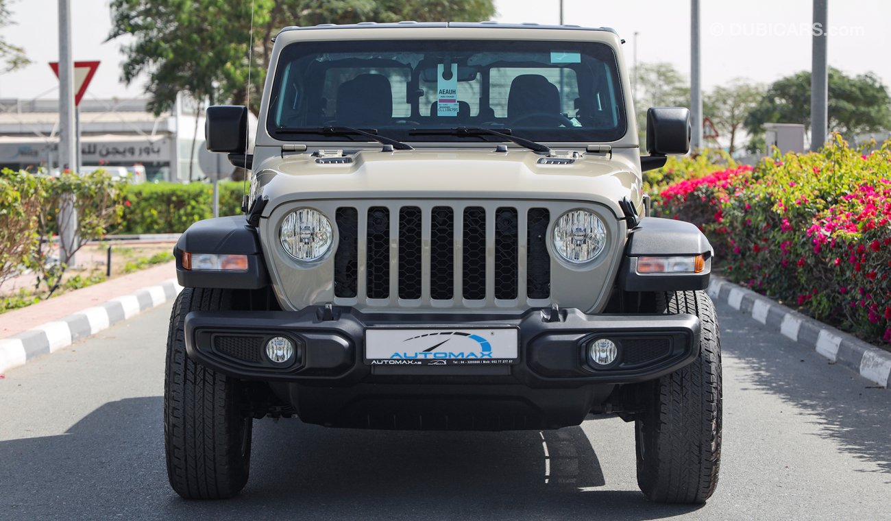 Jeep Gladiator 2020  Sport 4X4, 3.6L V6 GCC, 0km , W/ 3 Yrs or 100K km Warranty @ Trading Enterprises