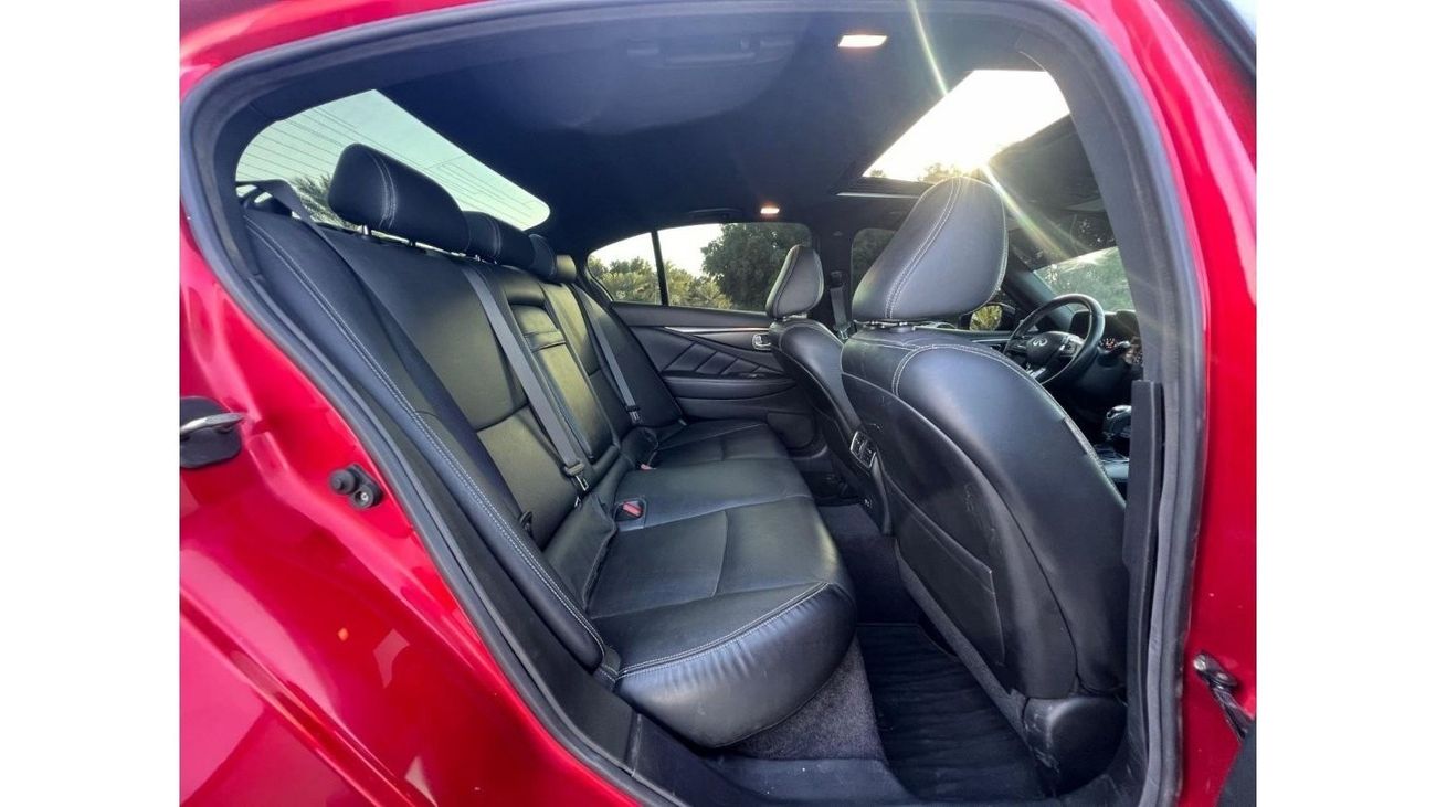 Infiniti Q50 Red Sport 400 INFINITI Q-50S TWIN TURBO 2021 US // LOW MILEAGE // GOOD CONDITION // FULL OPITION