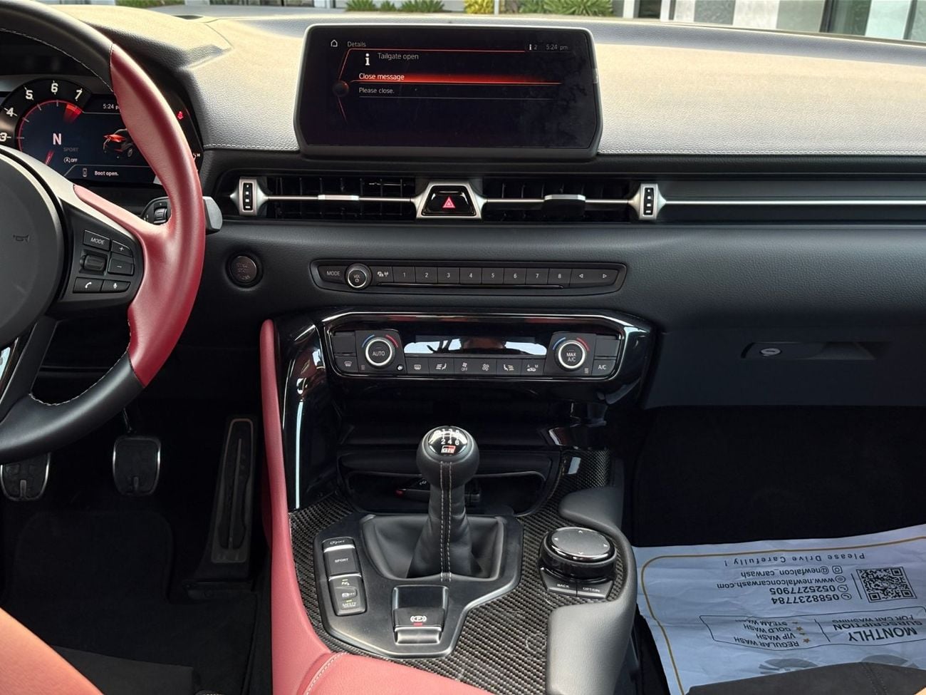 تويوتا سوبرا AED 3,500 P.M | 0% DOWN PAYMENT | TOYOTA SUPRA GR | 3.0L | 2024 | AGENCY WARRANTY & SERVICE CONTRACT