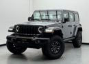 Jeep Wrangler Rubicon X 3.6L 2024 Jeep Wrangler Rubicon X, 2028 Jeep Warranty, Jeep Service History, GCC