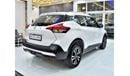 Nissan Kicks EXCELLENT DEAL for our Nissan Kicks ( 2019 Model ) in White Color GCC Specs