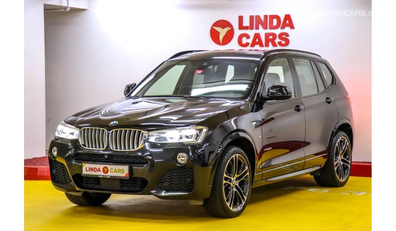 بي أم دبليو X3 BMW X3 28i M-Kit 2017 GCC under Agency Warranty with Zero Down-Payment.