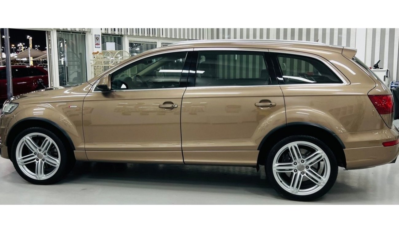 Audi Q7 TFSI quattro S-Line TFSI quattro S-Line GCC .. ORIGINAL PAINT .. perfect Condition . S line .