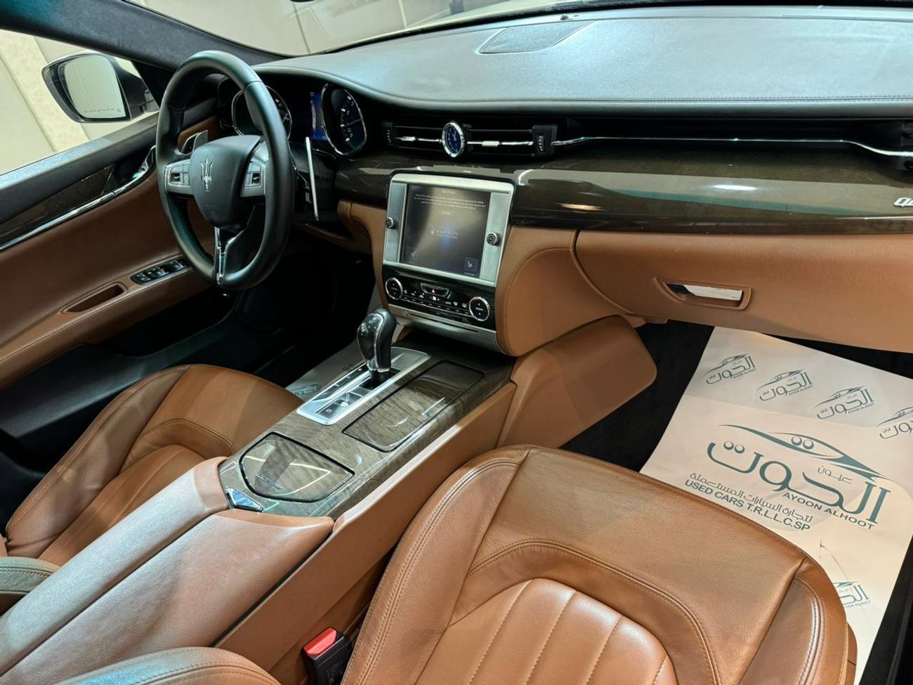 مازيراتي كواتروبورتي S Q4 3.0L (530 HP) SPECIAL MASERATI QUATTROPORTE S V6 ENGINE || GCC SPECS || ACCIDENT FREE || TOP OF