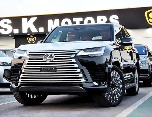 لكزس LX 700h VIP لكزس LX700 بمقاعد هجينة || كاملة المواصفات | بنزين، محرك V6 سعة 3.5 لتر، دفع رباعي (الرمز L7V) أسود،