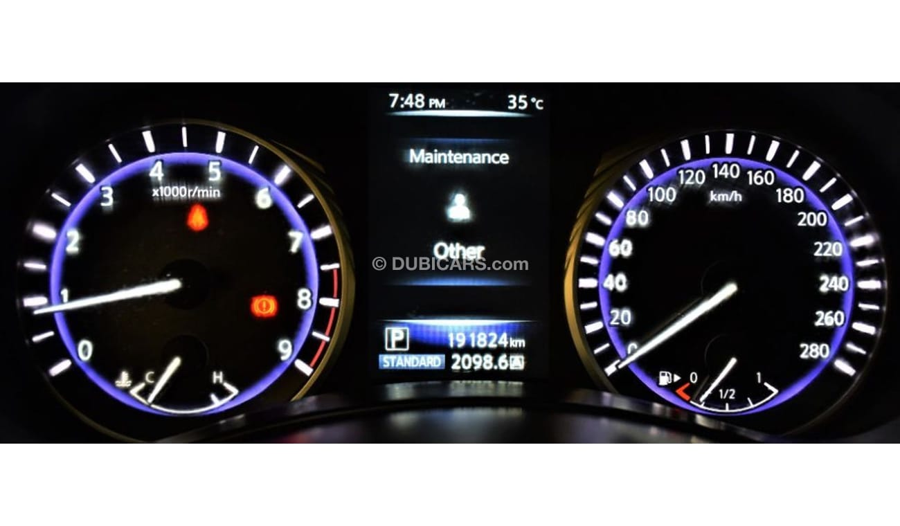 Infiniti Q50 AMAZING Infiniti Q50S 3.7 2014 Model!! in Light Blue Color! GCC Specs