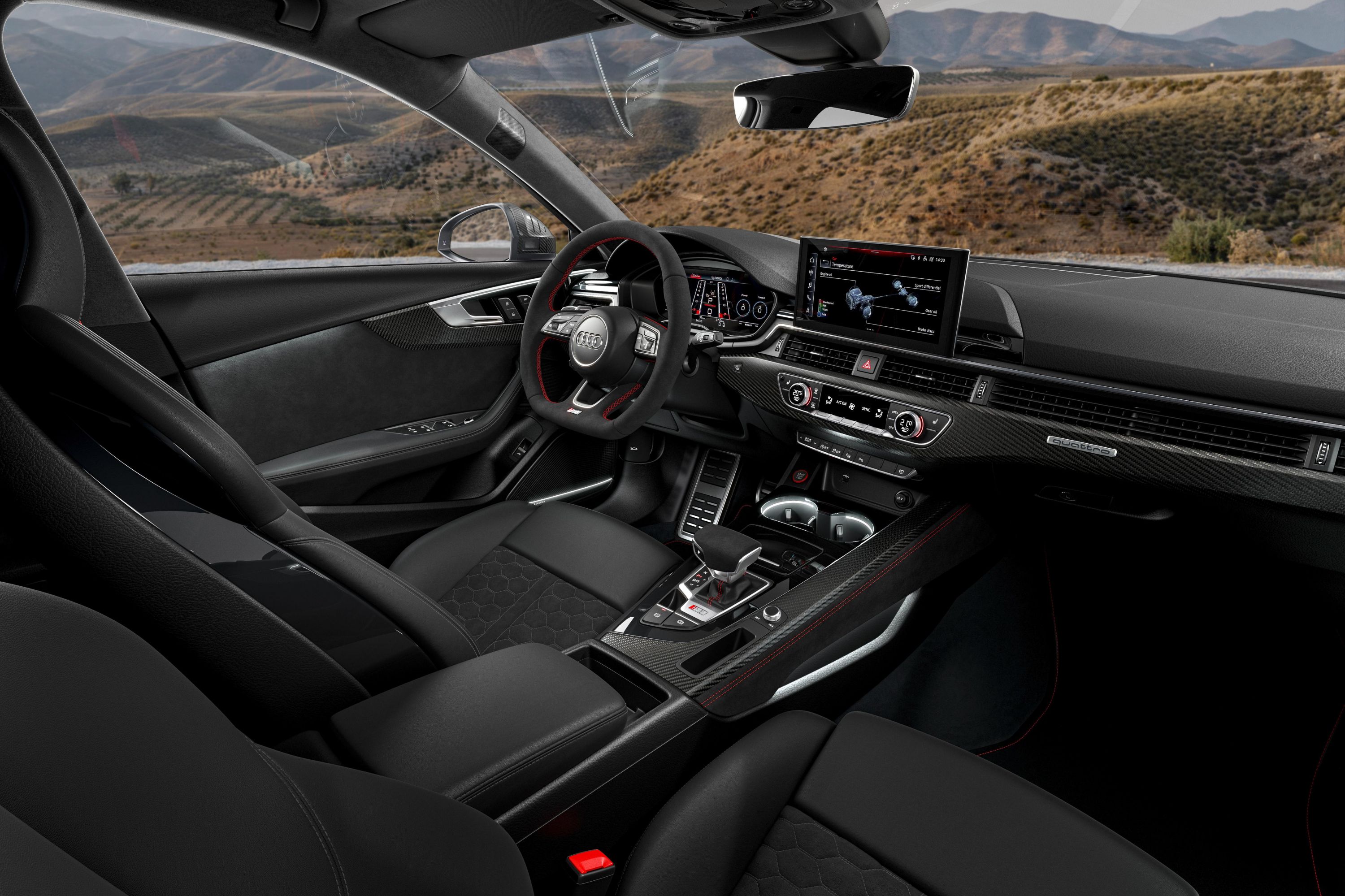 أودي RS4 interior - Cockpit