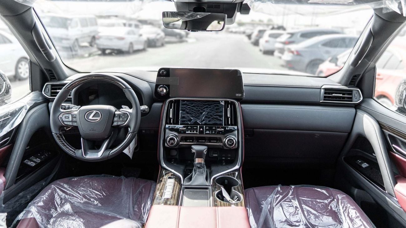 لكزس LX 600 SIGNATURE 2026 Lexus LX600 Signature 3.5L AT Petrol (Black-Red)