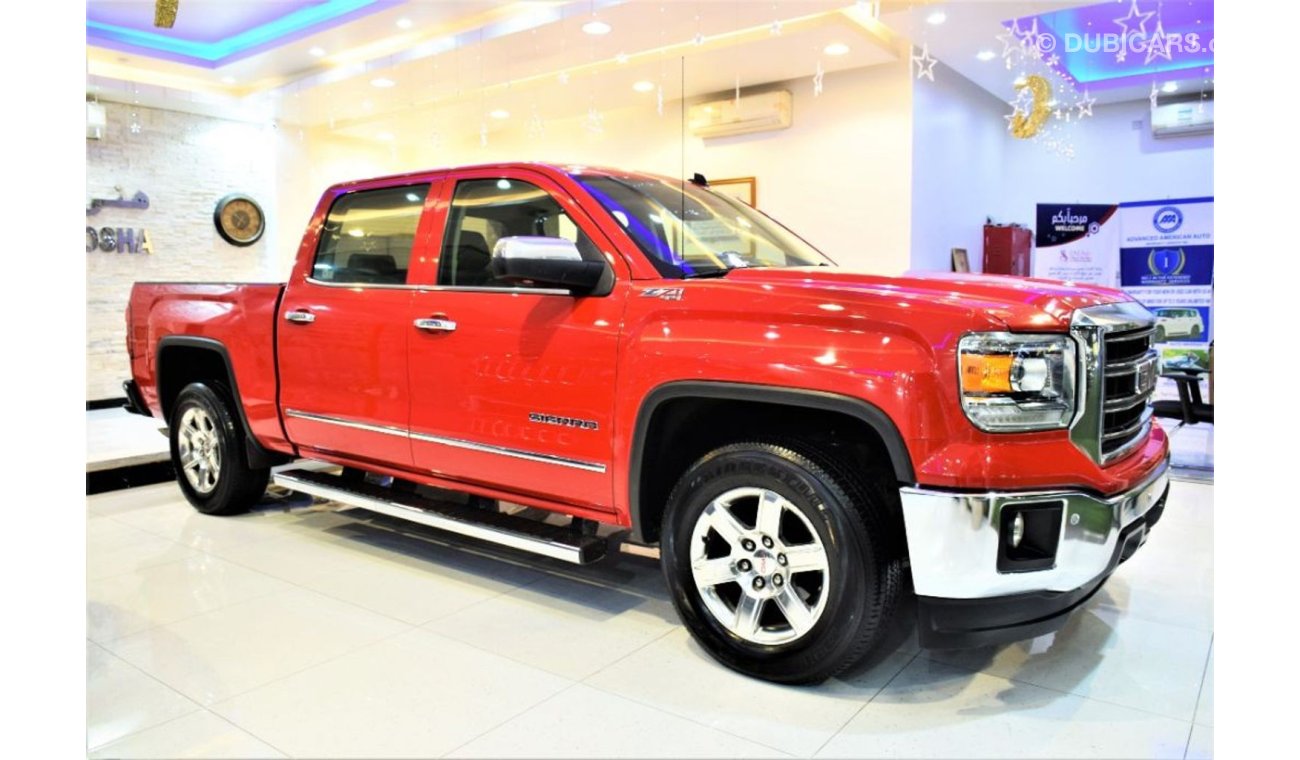 GMC Sierra Amazing GMC Sierra Z71 4x4 SLT 2014 Model!! in Red Color! GCC Specs