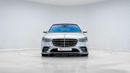 مرسيدس بنز S 500 S 500 AMG Line | AED  6,343 PM | Rear Seat Ent, Warranty 2028, Low KM | Ramadan Offer | GCC