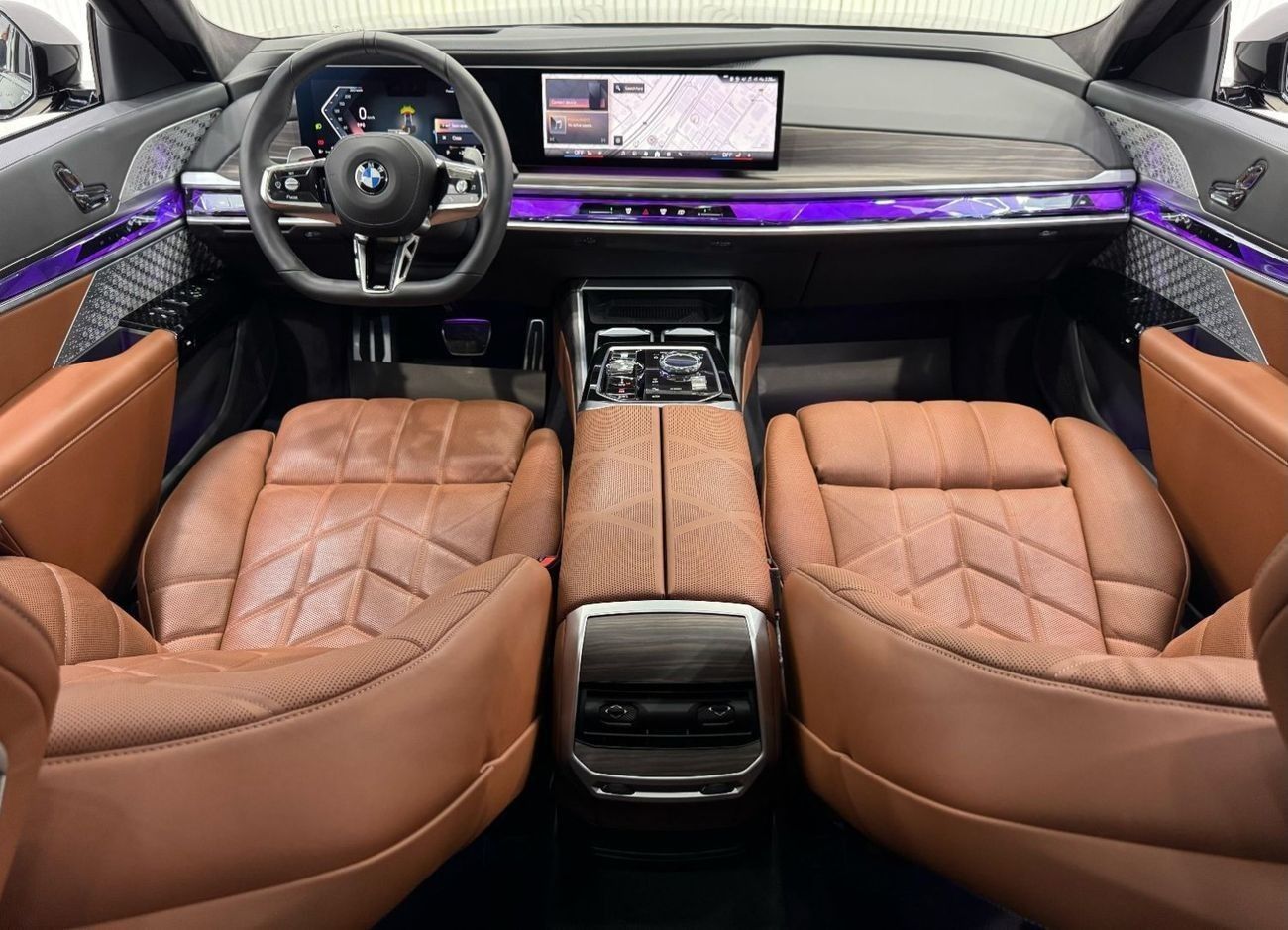 BMW 740i M-Sport 2024 BMW 740i M-Sport, BMW warranty + Service Pack, Fully Loaded, Very Low Kms, GCC