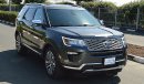 Ford Explorer Platinum Luxury Edition Ecoboost 4WD, 3.5-V6 GCC, 0km w/ 3Years or 100K km WTY  + 3 Years Service