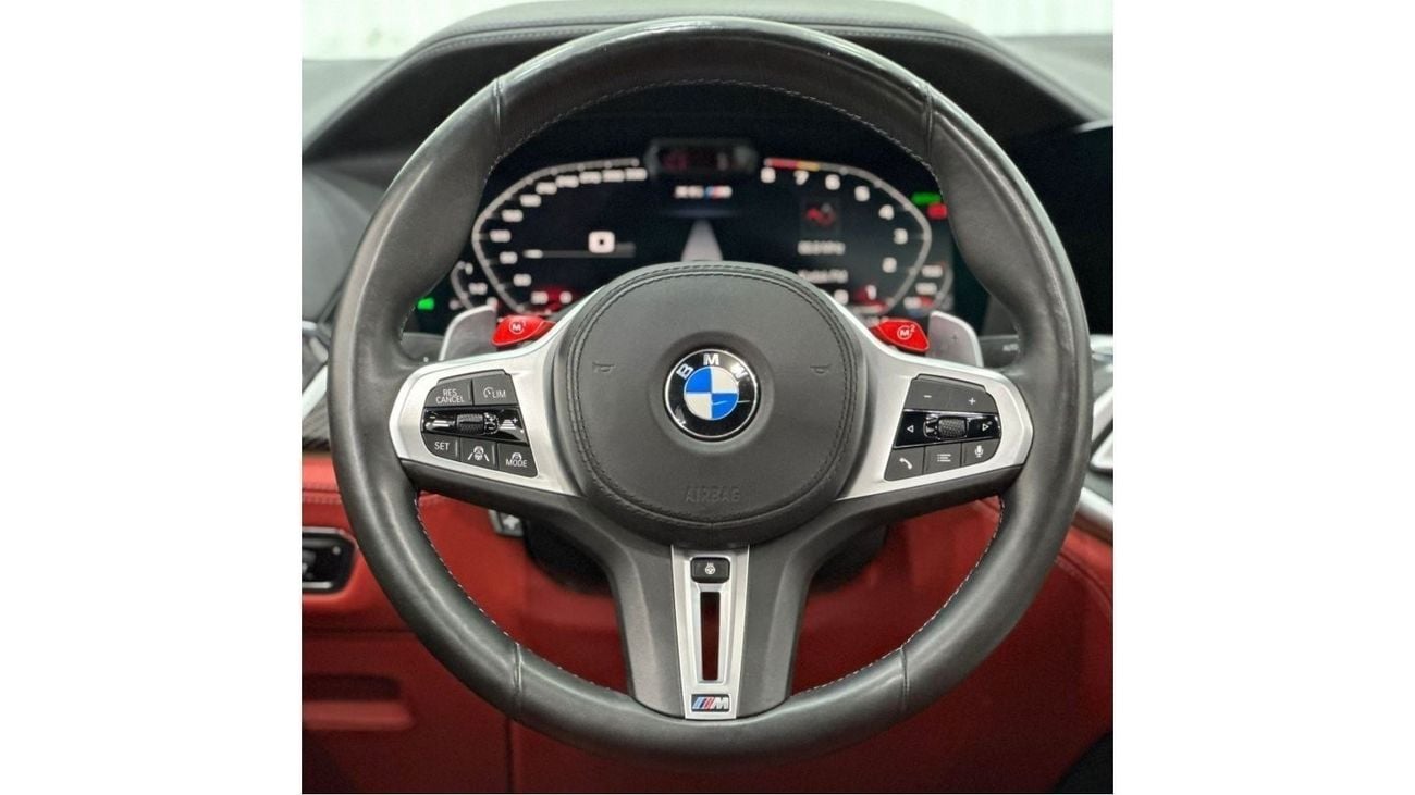 بي أم دبليو X6 M 2021 BMW X6M Competition, October 2024 BMW Warranty, Full Service History, Full Options, GCC