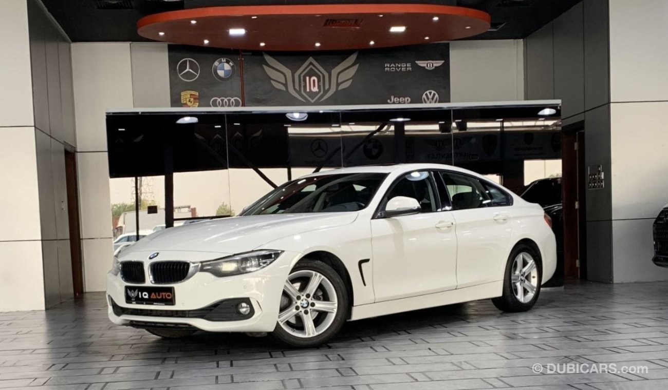 BMW 420i Sport Line AED 1,200/MONTHLY | 2019 BMW 4 SERIES 420I GRAN COUPE | Twin Turbo | GCC | UNDER WARRANTY