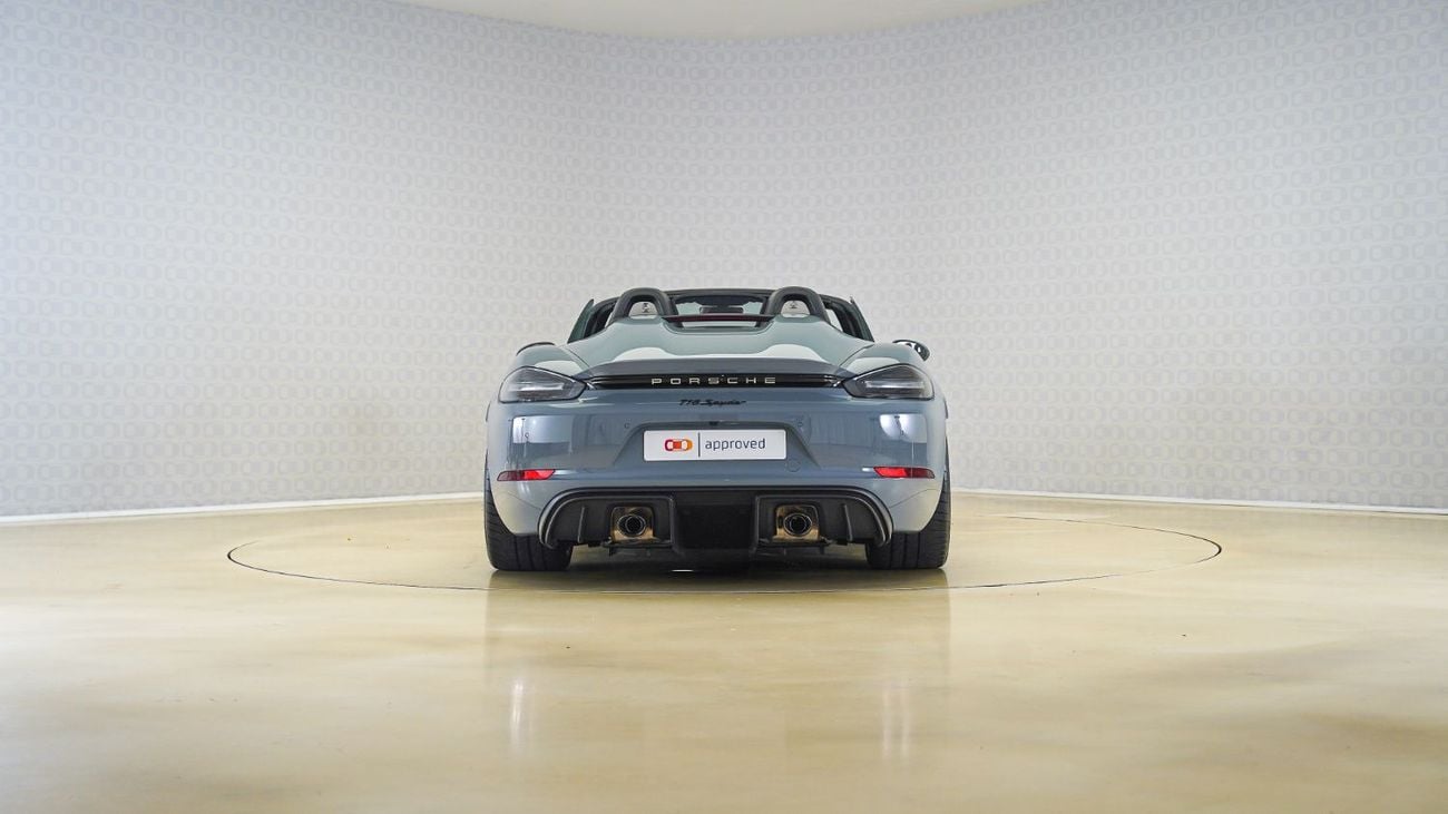 Porsche 718 Spyder Manual | AED 7,211 PM | Up to 3 Years Unlimited Warranty |