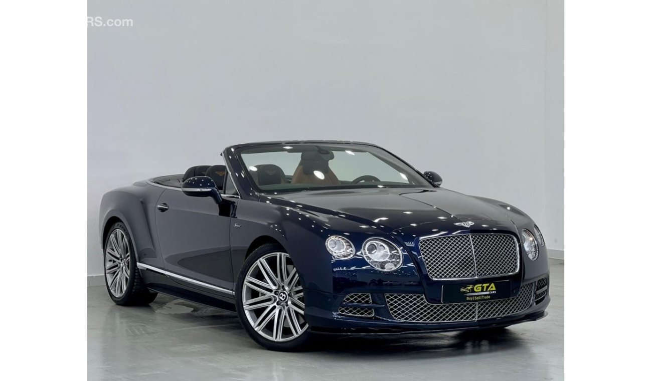 Bentley Continental GTC 2015 Bentley Continental GT Speed, Full Bentley History, Warranty 2022 / Service contract, GCC