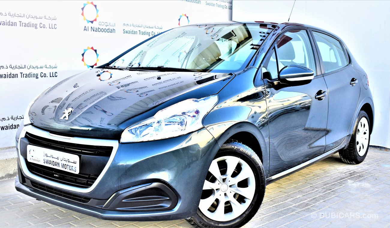 Peugeot 208 1.6L ACTIVE 2016 GCC SPECS DEALER WARRANTY