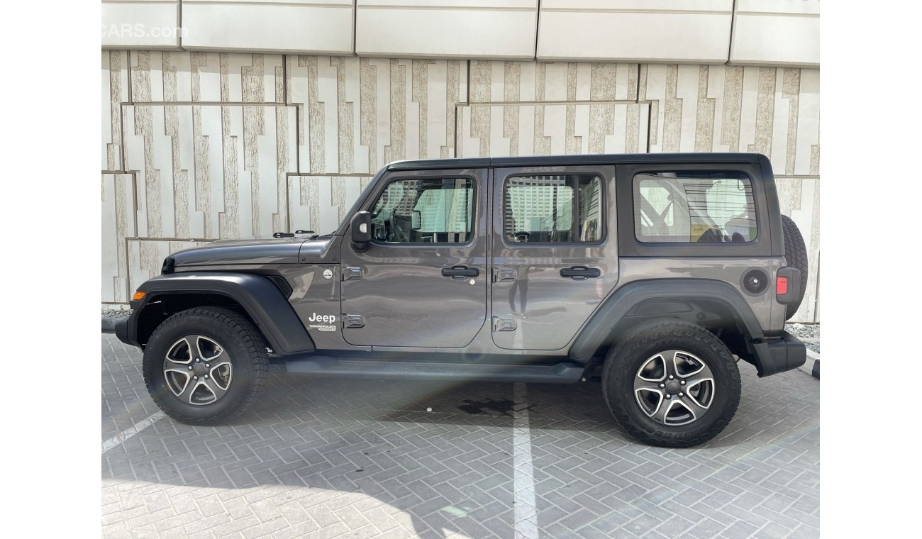 Jeep Wrangler 3.6L | UNLIMITED SPORTS|  GCC | EXCELLENT CONDITION | FREE 2 YEAR WARRANTY | FREE REGISTRATION | 1 Y