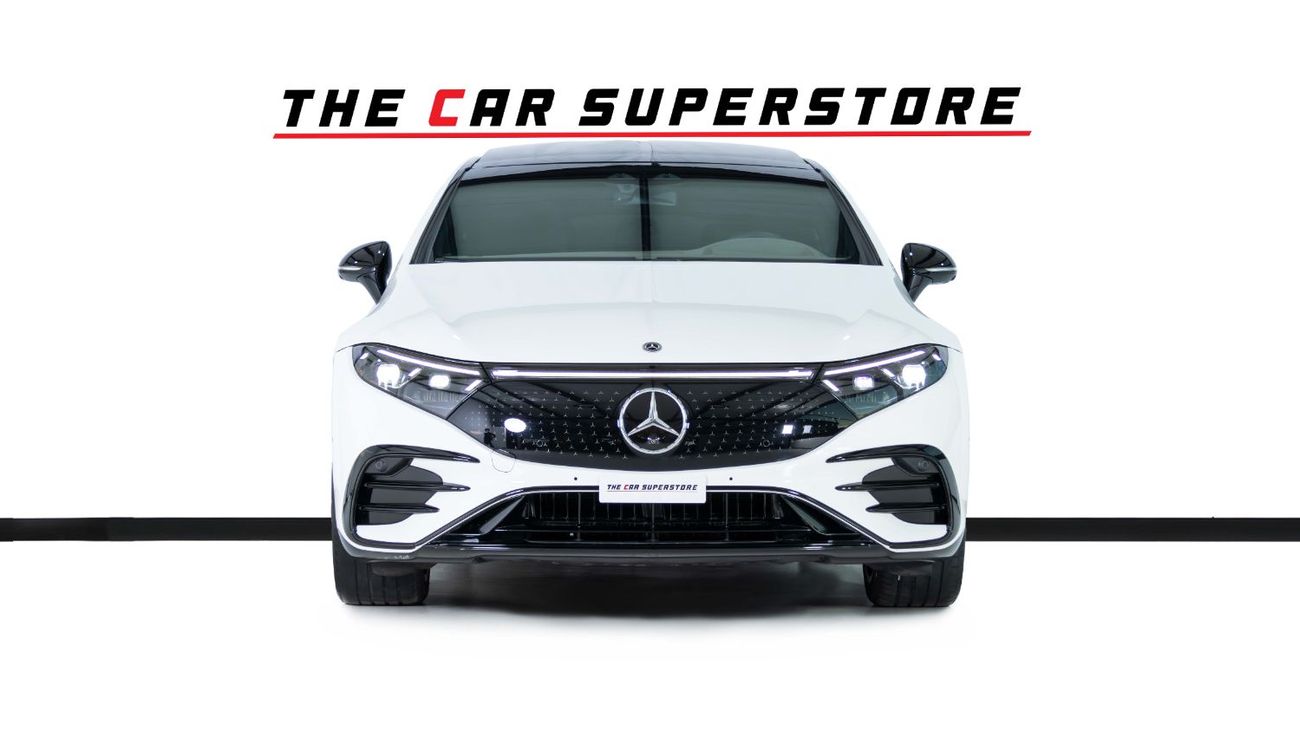 Mercedes-Benz EQS 450+ 450 PLUS-GCC-Gragash Warranty-High Specifications-Night Package-22Inch AMG Rims