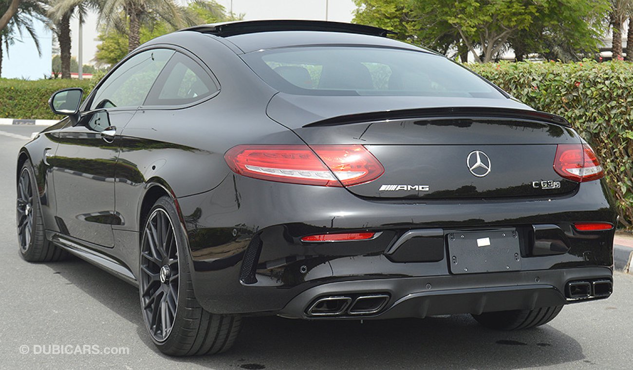 Mercedes-Benz C 63 Coupe AMG S, V8 Biturbo, GCC Specs with 2 Years Unlimited Mileage Warranty