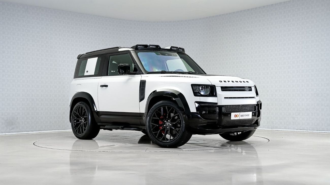 لاند روفر ديفندر P400 90 X-Dynamic HSE 3.0L (5 Seater) | AED 4,429 PM | Warranty February 2027 | GCC