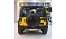 جيب رانجلر FULL SERVICE HISTORY! Jeep Wrangler Unlimited Sport 2015 Model!! in Yellow Color! GCC Specs