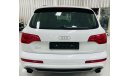 Audi Q7 GCC .. FSH .. Original Paint .. Top Range .. Perfect Condition