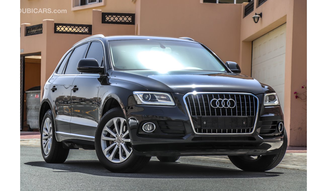 Audi Q5 2.0L 2014 ) GCC under Warranty with Zero Down-Payment.