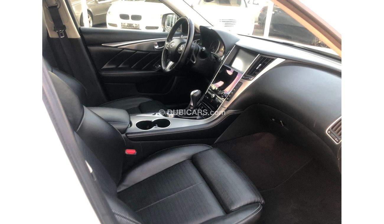 Infiniti Q50 Infinity Q50 model 2017 GCC car prefect condition full option low mileage