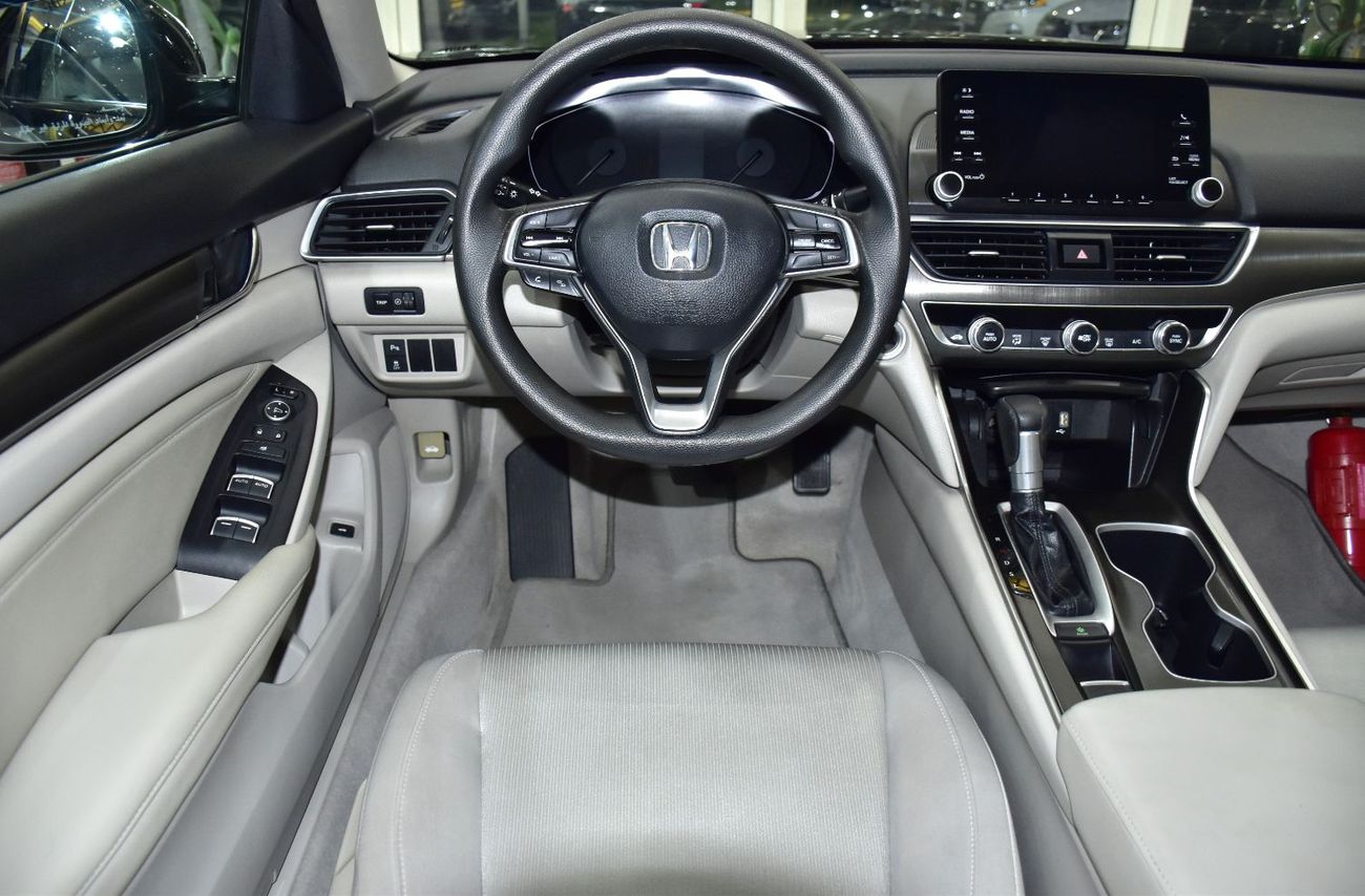 Honda Accord EXCELLENT DEAL for our Honda Accord ( 2020 Model ) in Black Color GCC Specs