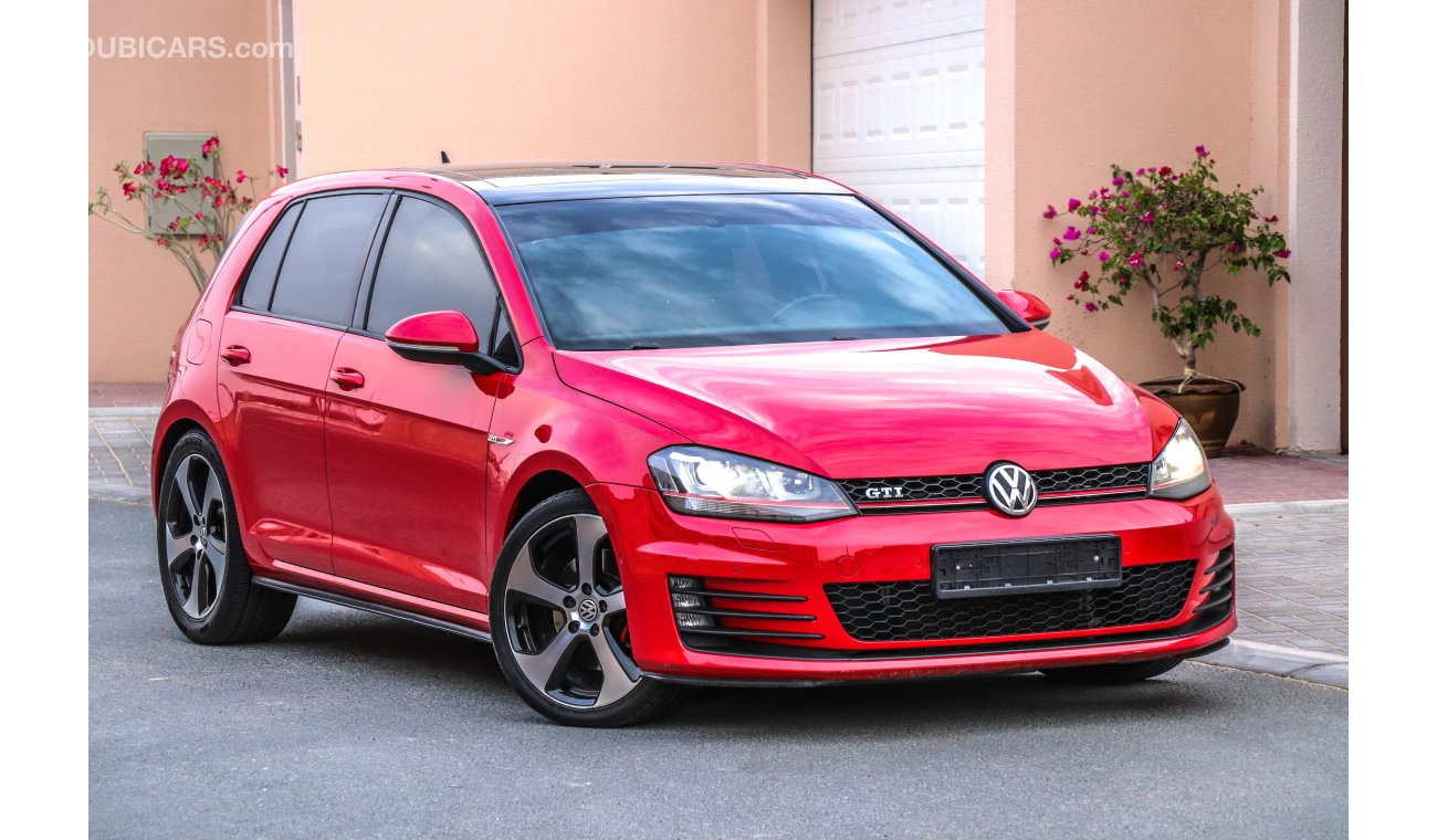 فولكس واجن جولف GTI 2014 GCC under Warranty with Zero downpayment.