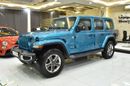 Jeep Wrangler EXCELLENT DEAL for our Jeep Wrangler Unlimited Sahara ( 2020 Model ) in Blue Color GCC Specs