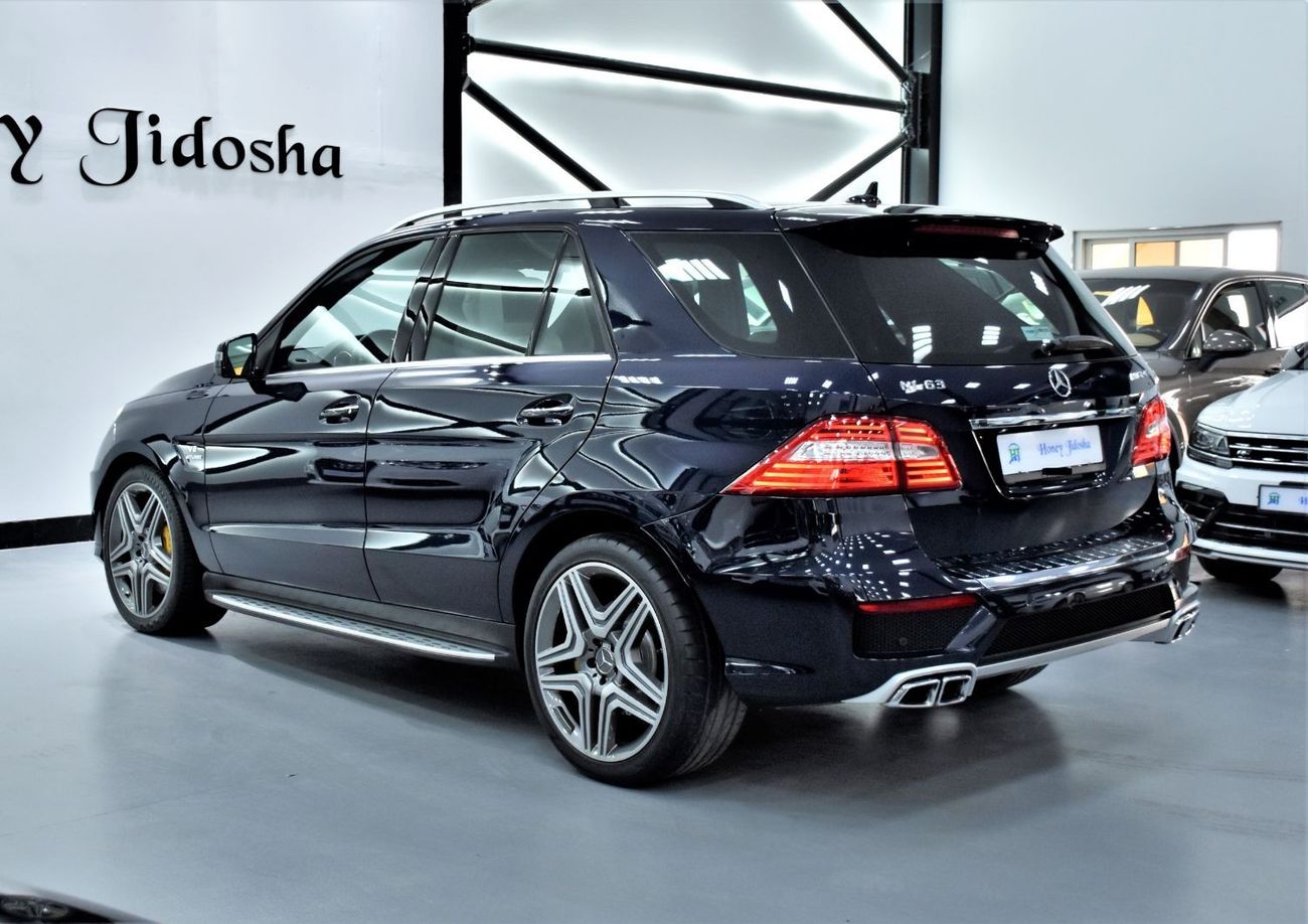 Mercedes-Benz ML 63 AMG EXCELLENT DEAL for our Mercedes Benz ML63 AMG ( 2013 Model ) in Dark Blue Color GCC Specs