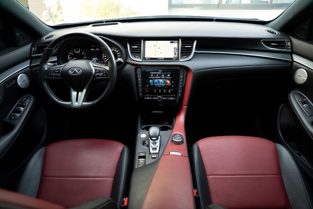 إنفينيتي QX55 Sensory Fully Loaded 2022 GCC Agency Warranty Full service History