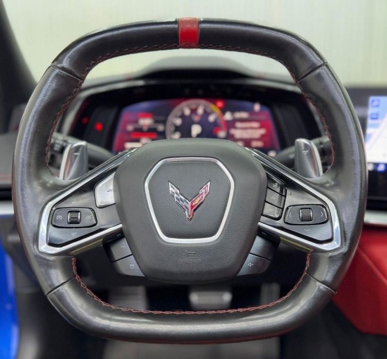 Chevrolet Corvette 3LT 6.2L (495 HP) Coupe 2021 Chevrolet Corvette 3LT, 1 Year Warranty, Full Service History, GCC