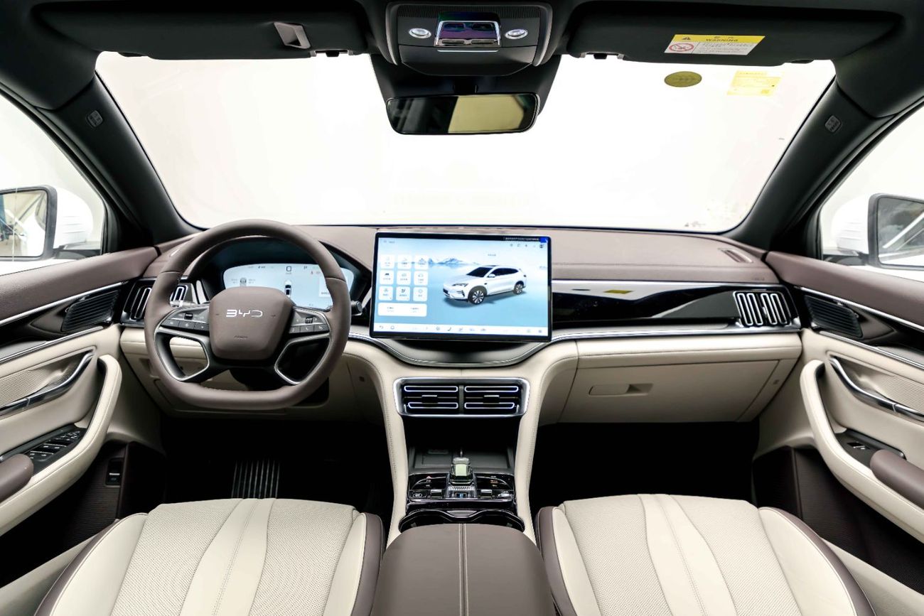 BYD Song Plus ID Flagship - White Inside Beige & Grey | Export Only