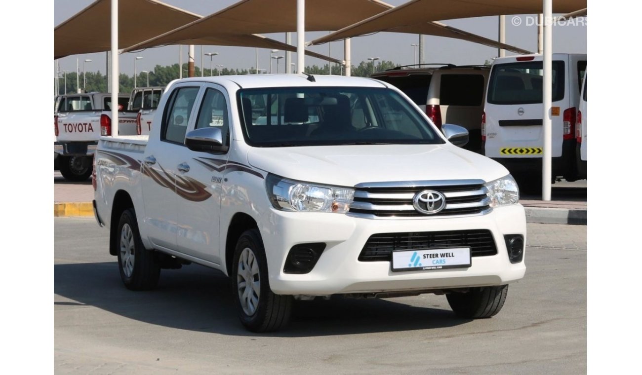 تويوتا هيلوكس 2018 | HILUX GL 4X2 DOUBLE CABIN WITH GCC SPECS AND EXCELLENT CONDITION