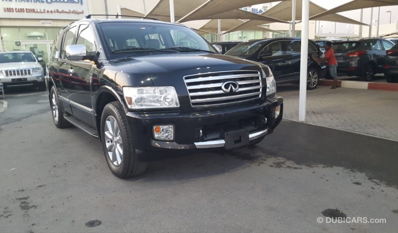 إنفينيتي QX56 انفينتي موديل 2006 خليجي السياره مالك واحد من الوكاله مسرفسه بالكامل ولا تحتاج اي مصروف حالتها ممتاز